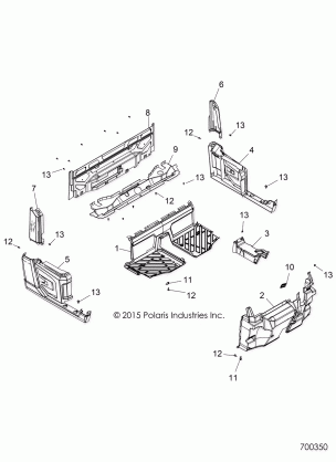 BODY FLOOR and FENDERS - R17RTAD1A1 / ED1N1 (700350)