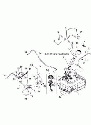 BODY FUEL TANK ASM. - R17RTAD1A1 / ED1N1 (49RGRFUEL151KDSL)