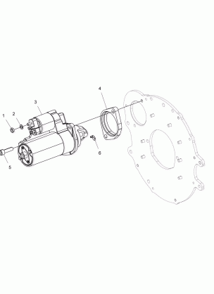 ENGINE STARTER MOTOR - R17RTAD1A1 / ED1N1 (49RGRSTARTER15DSL)