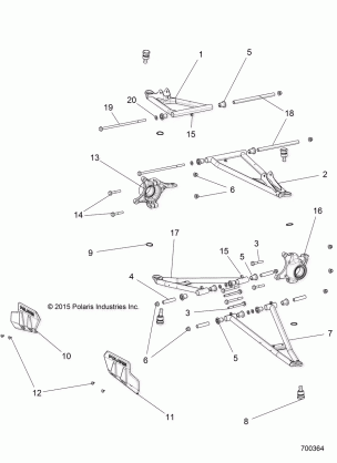 SUSPENSION FRONT CONTROL ARMS - R17RTAD1A1 / ED1N1 (700364)