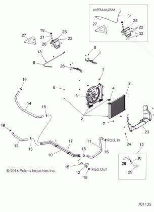 ENGINE COOLING SYSTEM - R17RV_99 ALL OPTIONS (701125)