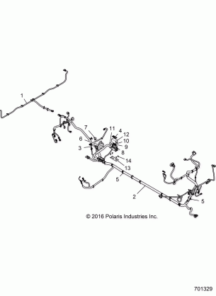 ELECTRICAL HARNESS - R17RVA87A1 / B1 / E87A9 / B9 (701329)