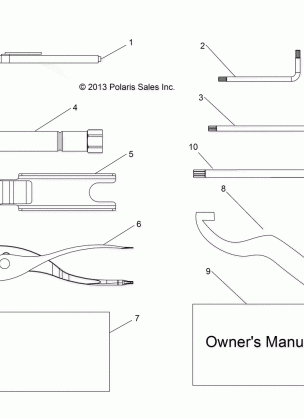 REFERENCES TOOL KIT and OWNERS MANUALS - R17RVA87A1 / B1 / E87A9 / B9 (49RGRTOOL14CREW)