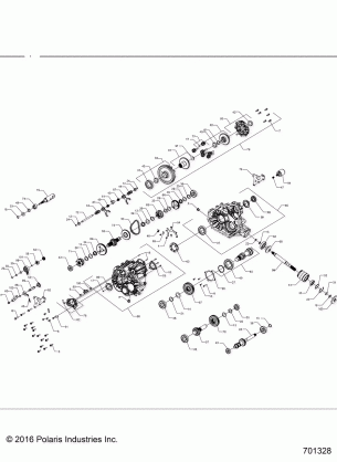 DRIVE TRAIN MAIN GEARCASE INTERNAL - R17RVA87A1 / B1 / E87A9 / B9 (701328)