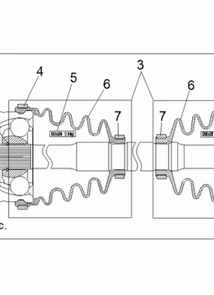 DRIVE TRAIN REAR DRIVE SHAFT - R17B1PD1AA / 2P (49BRUTUSSHAFTDRVRR13)