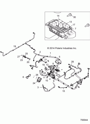 ELECTRICAL HARNESS - R17B1PD1AA (700044)