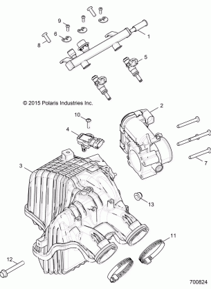 ENGINE AIR INTAKE MANIFOLD - R17RGE99A7 / A9 / AW / AM (700824)