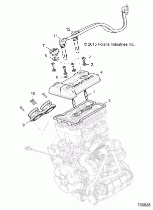 ENGINE THROTTLE BODY AND VALVE COVER - R17RGE99A7 / A9 / AW / AM (700828)