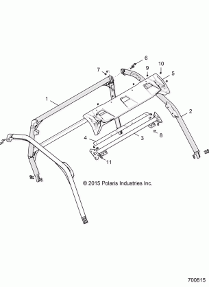 CHASSIS CAB FRAME - R17RGE99A7 / A9 / AW / AM (700815)