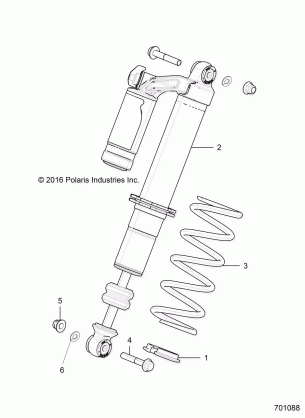 SUSPENSION FRONT SHOCK MOUNTING - R17RGE99AM (701088)