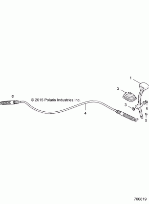 DRIVE TRAIN GEAR SELECTOR - R17RGE99A7 / A9 / AW / AM (700819)