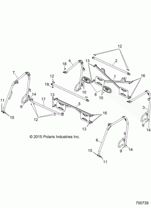 CHASSIS CAB FRAME - R17RDA57A1 / B1 (49RGRFRAME11800CREW)