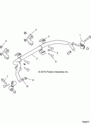 SUSPENSION REAR STABILIZER BAR - R17RGE99A7 / A9 / AW / AM / AK / AS / AG (700877)