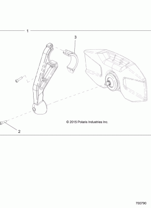 ACCESSORY MIRROR REAR - R17RGE99NM (700790)