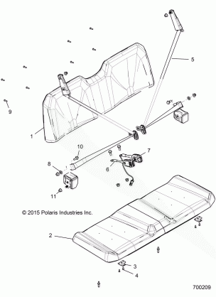 BODY SEAT - R17RMH57A4 (700209)