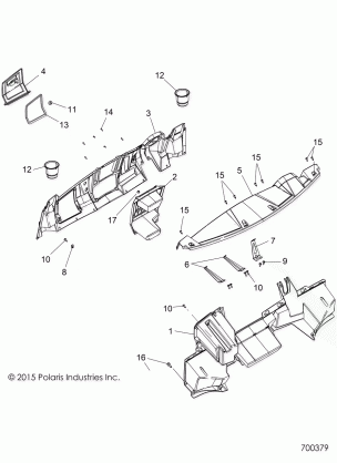 BODY DASH - R17RTE87FU / F1 / S87CU / C1 / FU / F1 (700379)