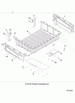 BODY CARGO BOX - R17RTED1F1 / SD1C1 (701323)