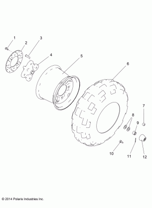 WHEELS REAR - R17RTED1F1 / SD1C1 (49RGRWHEELRR151KDSL)