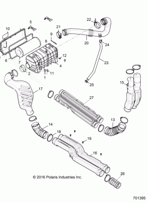 ENGINE AIR INTAKE SYSTEM - R17RHE99NU (701395)