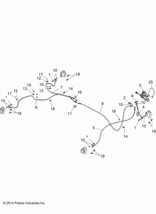 BRAKES BRAKE LINES and MASTER CYLINDER - R17RMA57A1 / A9 / E57AK (49RGRBRAKELINES15570)