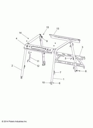 CHASSIS CAB FRAME - R17RMA57A1 / A9 / E57AK (49RGRFRAME15570)