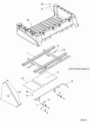 BODY BOX MOUNTING - R17RMA57A1 / A9 / E57AK (700174)