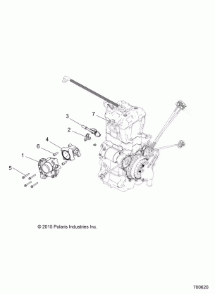 ENGINE THROTTLE BODY and FUEL RAIL - R17RMA57A1 / A9 / E57AK (700618)