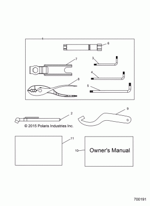 REFERENCES TOOL KIT and OWNERS MANUALS - R17RMA57A1 / A9 / E57AK (700191)