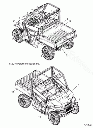 BODY DECALS - R17RMA57A1 / A9 / E57AK (701223)