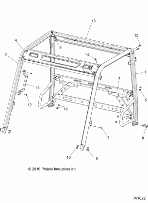 CHASSIS CAB FRAME - R17RMA57A1 / A9 / E57AK (701822)