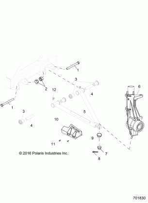 SUSPENSION A-ARM and STRUT MOUNTING - R17RMA57A1 / A9 / E57AK (701830)