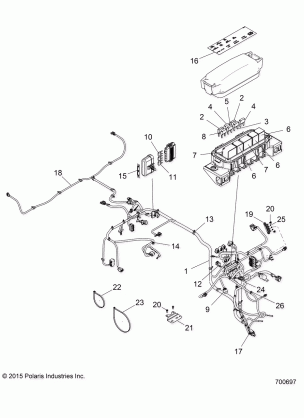 ELECTRICAL WIRE HARNESSES - R17RMAL4G9 (700697)