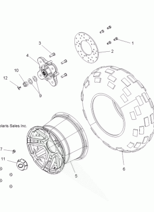 WHEELS REAR - R17RVE99NY (49RGRWHEELRR13900XPCAST)