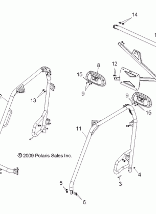 CHASSIS CAB FRAME - R17RAA76NA (49RGRFRAME108004X4)