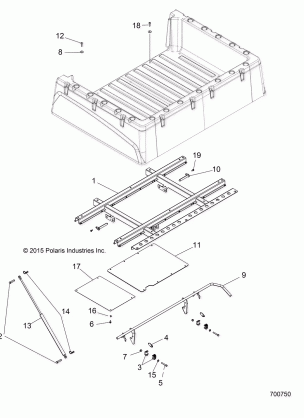 BODY BOX MOUNTING - R17RNA57A1 / A9 / EAM / NM (700750)