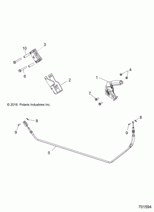 BRAKES PARKING - R17RTED1F1 / SD1C1 (701594)