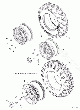 WHEELS FRONT - Z17VA / E / X87 ALL OPTIONS (701102)