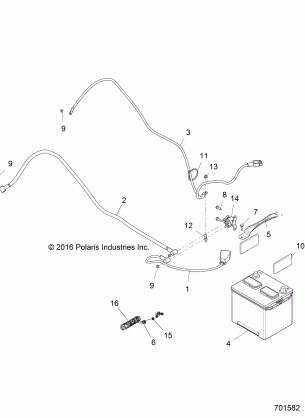 ELECTRICAL BATTERY - Z17VAE87NK (701582)