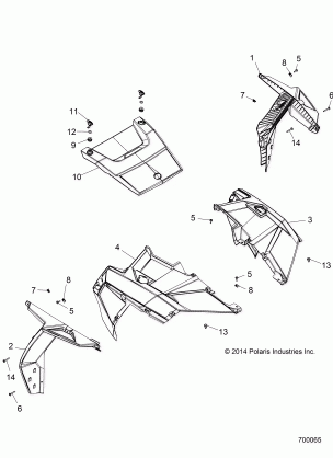 BODY HOOD AND FRONT BODY WORK - Z17VBA87A2 / E87AB / AK / AM / LK (700065)