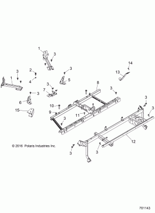 CHASSIS MAIN FRAME MOUNTS - Z17VBE99AR / AL / AE (701143)