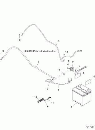 ELECTRICAL BATTERY - Z17VBS87C2 / CB / E87F2 (701790)