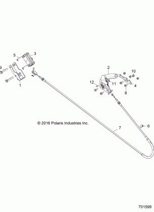 BRAKES PARKING - Z17VBS87C2 / CB / E87F2 (701599)