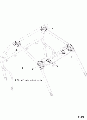 CHASSIS CAB FRAME ACCESORIES- Z17VBS87C2 / CB (701601)