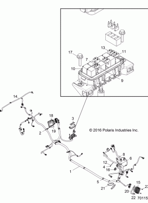 ELECTRICAL WIRE HARNESS - Z17VCE87AB / AK / AM (701159)