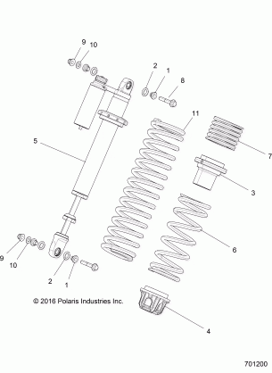 SUSPENSION FRONT SHOCK MOUNTING - Z17VD_99AB / AK / AM / AW / LW / AZ / AP (701200)