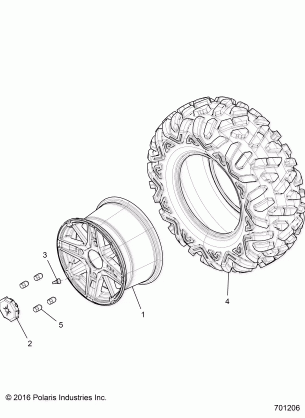 WHEELS REAR - Z17VD_99AB / AK / AM / AW / LW / AP (701206)