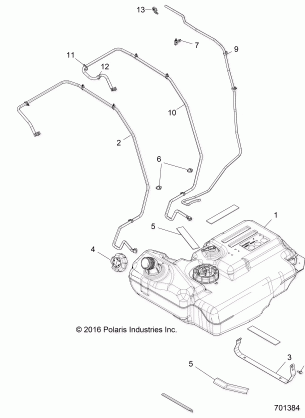 BODY FUEL TANK - Z17VDE92AK / AM / LK / AB (701384)