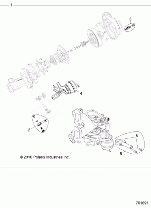 ENGINE TURBO CHARGER - Z17VDE92AK / AM / LK / AB (701691)