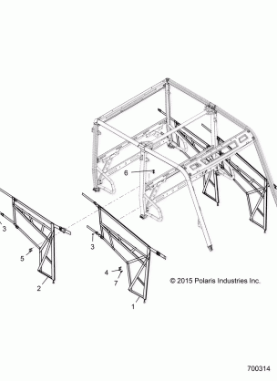 BODY SIDE NETS - R17RNA57A1 / A9 / EAM (700314)