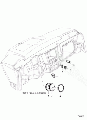 ELECTRICAL DASH INSTRUMENTS and CONTROLS - R17RNA57A1 / A9 / EAM (700322)